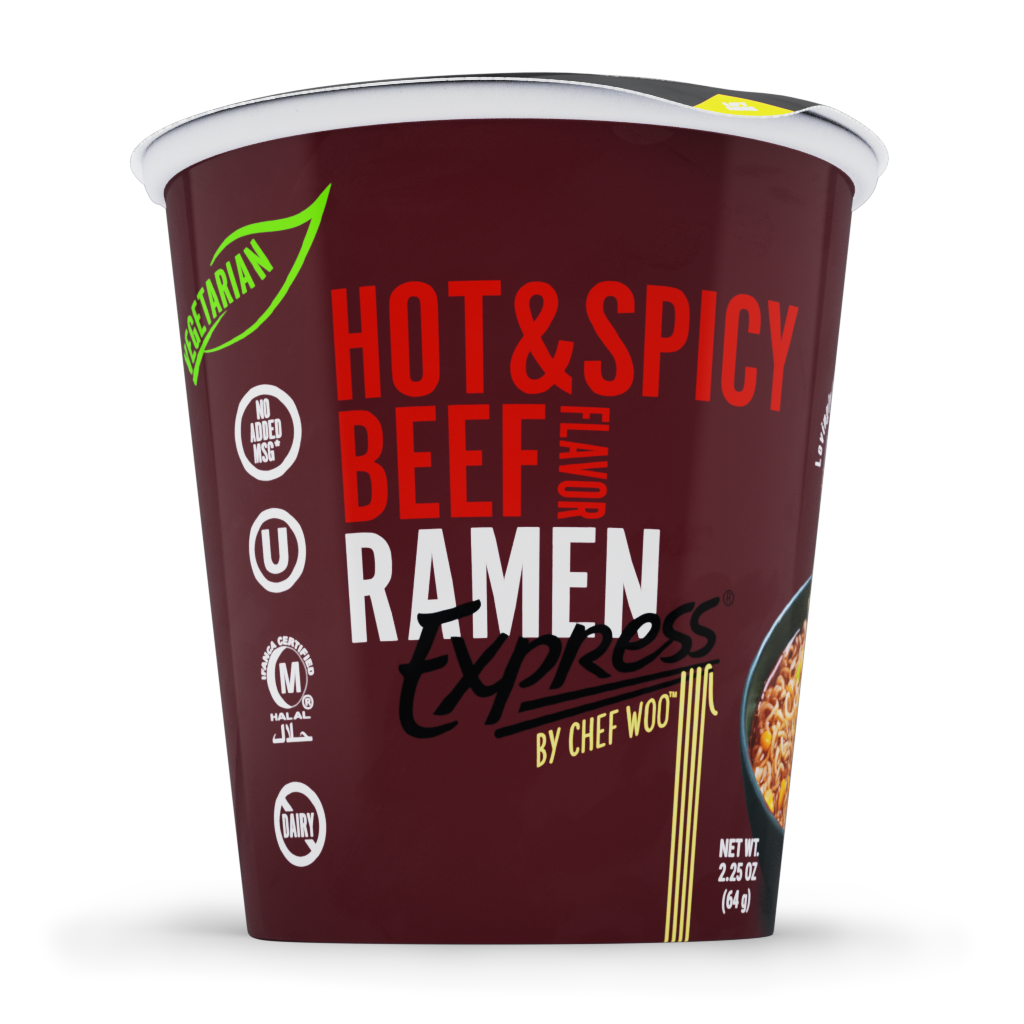 Ramen Express Chicken Flavor Ramen Noodles, Vegan, Halal, Kosher, 3 oz Pouch